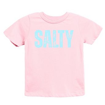 The Juniper Shop Salty Block Distressed Youth Short Sleeve Tee