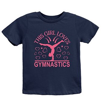 The Juniper Shop This Girl Loves Gymnastics Youth Short Sleeve Tee