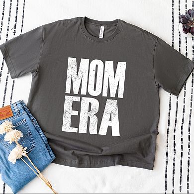 Mom Era Distressed - Women's Heavyweight Graphic T-Shirt