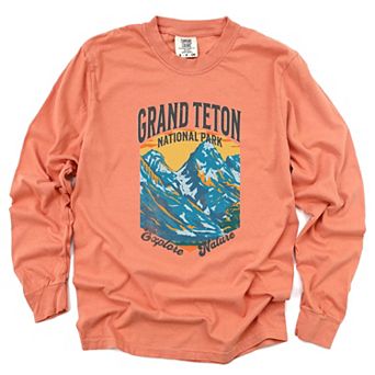 Simply Sage Market Grand Teton National Park Explore More Garment Dyed Long Sleeve