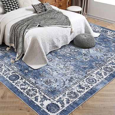Area Rugs Rug for Living Room, Machine Washable Rug, Non Slip Printed Floor Carpet