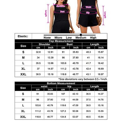 Women's Maternity Two Pieces Outfits Shorts Sets Casual Crop Tank Tops And Adjustable Waist Shorts