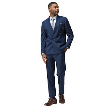 Tazzio Skinny-Fit Double-Breasted 2 pc Suit with Wide Shawl Collar