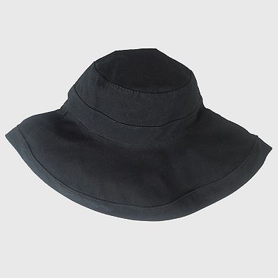 2-in-1 Women's Floral & Solid Double-Sided Bucket Hat for Outdoor