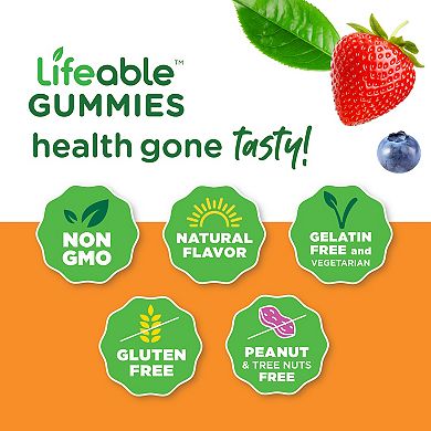 Lifeable® Vitamin C 1,050 mg Gummies - Immune System - 90 Gummies
