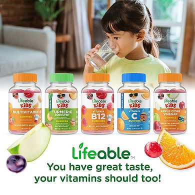 Lifeable® Sugar Free B Complex with Vitamin C for Kids Gummies - Energy - 60 Gummies