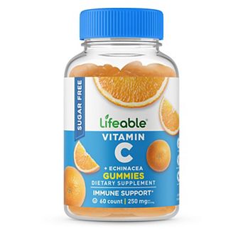 Lifeable® Sugar Free Vitamin C 250 mg Gummies - Immune System - 60 Gummies
