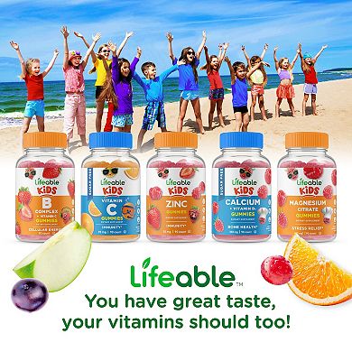 Lifeable® Sugar Free Vitamin D for Kids 1,000 IU Gummies - Bone Health, Immunity - 60 Gummies