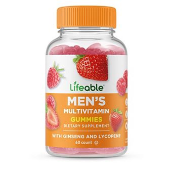 Lifeable® Multivitamin for Men Gummies - Immunity, Digestion, Bones and Skin - 60 Gummies