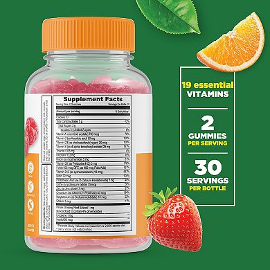 Lifeable® Multivitamin for Men Gummies - Immunity, Digestion, Bones and Skin - 60 Gummies