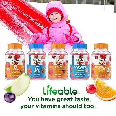 Lifeable® Sugar Free Vitamin C for Kids 250 mg Gummies - Immune System - 60 Gummies