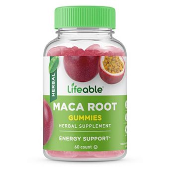 Lifeable® Maca Root Extract 50 mg Gummies - Energy Support - 60 Gummies