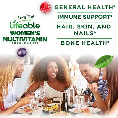 Lifeable® Multivitamin for Women Gummies - Immunity, Digestion, Bones and Skin - 60 Gummies