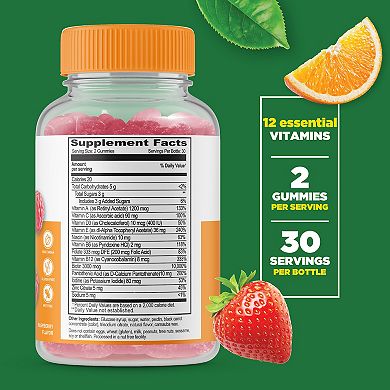 Lifeable® Multivitamin for Women Gummies - Immunity, Digestion, Bones and Skin - 60 Gummies
