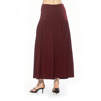 Women's ALEXIA ADMOR Full Sweep Dropped Waist Skirt
