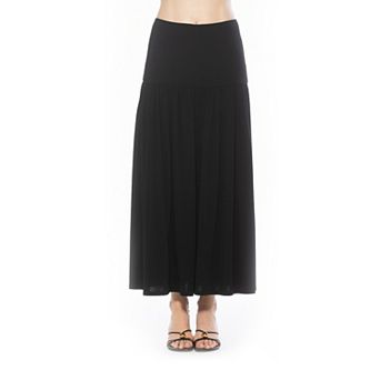 Women's ALEXIA ADMOR Full Sweep Dropped Waist Skirt