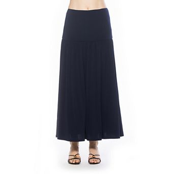 Women's ALEXIA ADMOR Full Sweep Dropped Waist Skirt