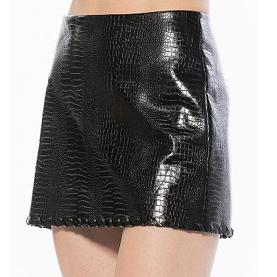 Women’s ALEXIA ADMOR Whipstitch Detail Mini Skirt