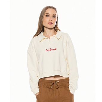 Women's ALEXIA ADMOR Kairo Long Sleeve Polo Shirt With Embroidery