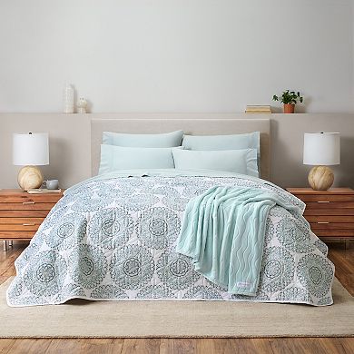 Gaiam Flower of Life Microfiber Quilt