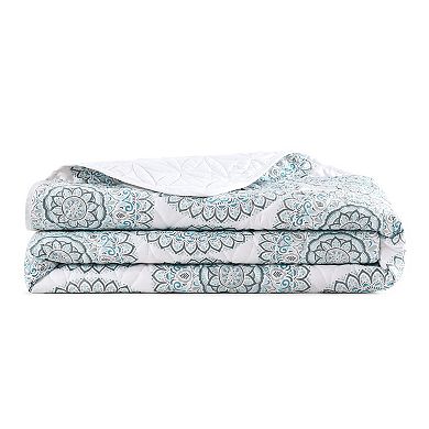 Gaiam Flower of Life Microfiber Quilt