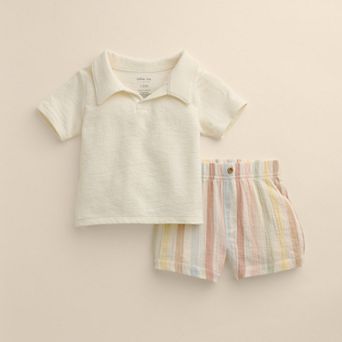 Baby Boy Little Co. by Lauren Conrad 2 pc Polo & Shorts Set