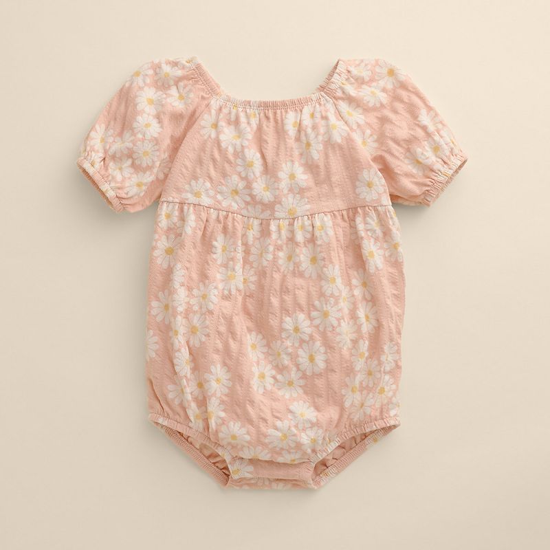 Baby Girl Little Co. by Lauren Conrad Puff Sleeve Bubble Bodysuit, Girl's, 