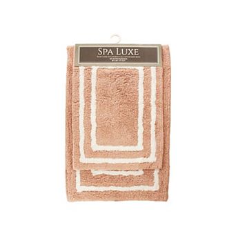 Arkwright Spa Lux Bordered 2 pc Bath Rug Set