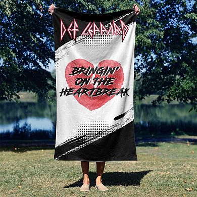 Def Leppard “Bringin' On the Heartbreak” Beach Towel