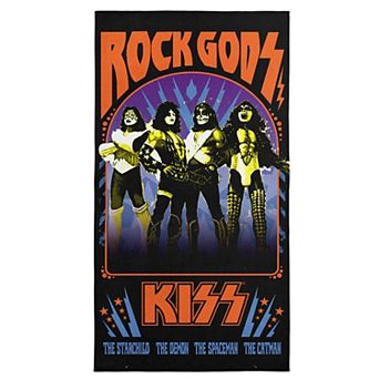 KISS Gods of Rock Beach Towel