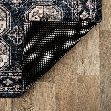 World Rug Gallery Transitional Moroccan Washable Non-Slip Rug