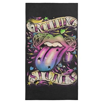 The Rolling Stones Tattoo Rainbow Beach Towel