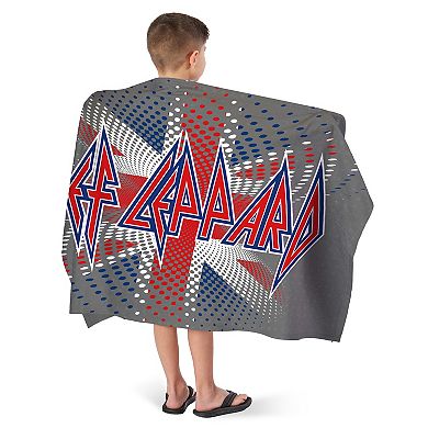 Def Leppard Dots To Dots Beach Towel