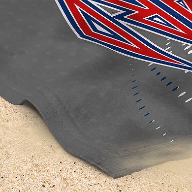 Def Leppard Dots To Dots Beach Towel