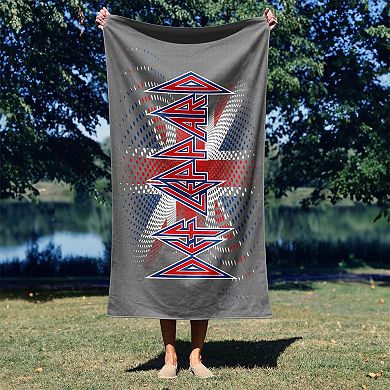 Def Leppard Dots To Dots Beach Towel