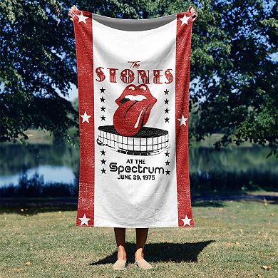The Rolling Stones 1975 Spectrum Beach Towel
