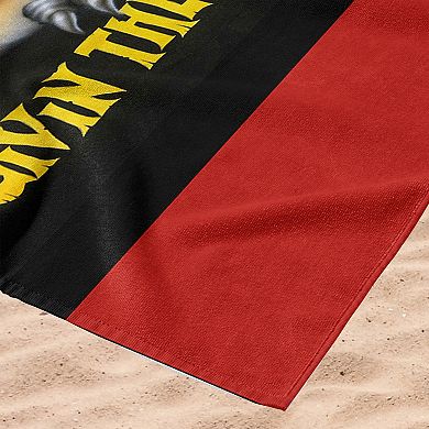 AC/DC Givin The Dog A Bone Microfiber Beach Towel