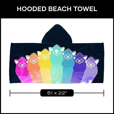 Furby Retro Youth Hooded Towel
