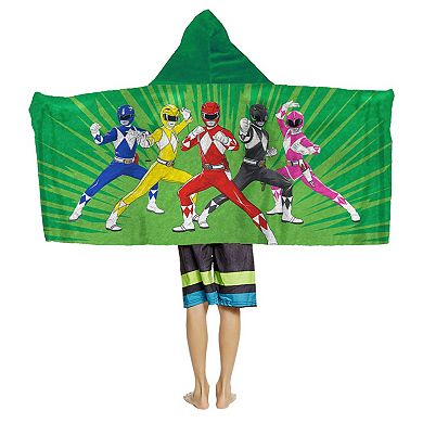 Power Rangers Power Burst Hooded Towel