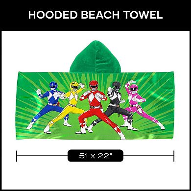 Power Rangers Power Burst Hooded Towel