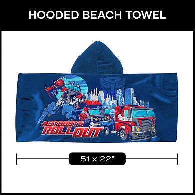 Transformers Autobots Roll Out Youth Hooded Towel