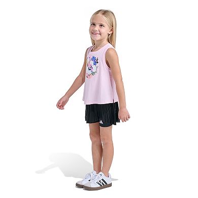 Girls 4-6 adidas 2-Piece Sleeveless Tank & Pleated Skort Set