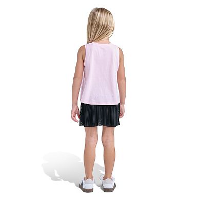 Girls 4-6 adidas 2-Piece Sleeveless Tank & Pleated Skort Set