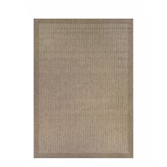 World Rug Gallery Contemporary Bordered Weather Resistant Reversible Rug
