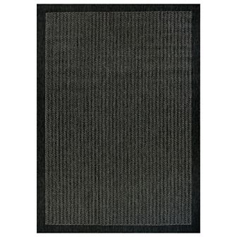 World Rug Gallery Contemporary Bordered Weather Resistant Reversible Rug