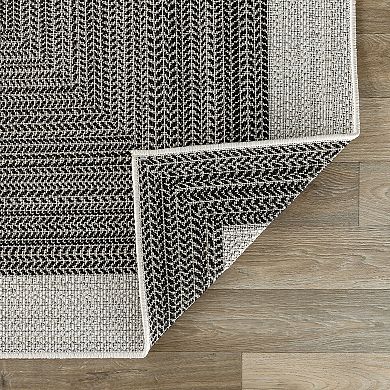 World Rug Gallery Contemporary Braided Weather Resistant Reversible Rug