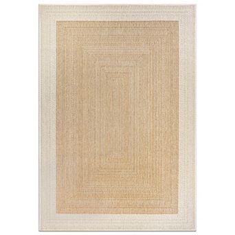 World Rug Gallery Contemporary Braided Weather Resistant Reversible Rug