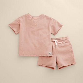 Kids 4-12 Little Co. by Lauren Conrad 2 pc Relaxed Essential Top & Shorts Set