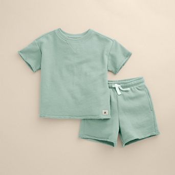 Kids 4-12 Little Co. by Lauren Conrad 2 pc Relaxed Essential Top & Shorts Set