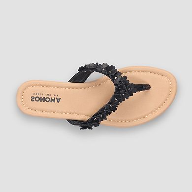 Sonoma Goods For Life® Floral Women's Thong Sandals